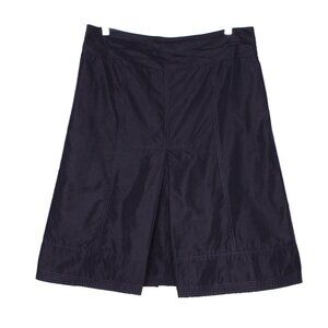 Lida Baday Eggplant Silk Blend Skirt